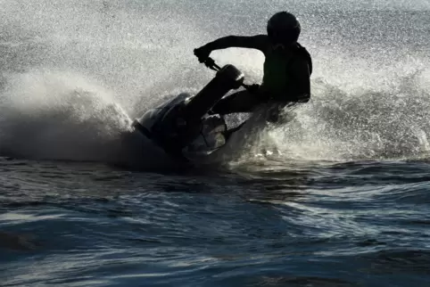 Der Trailer mit dem Jet-Ski war in der Nähe des Marxweihers abgestellt. 