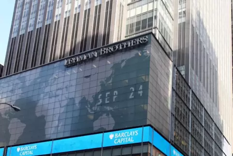 Die Investmentbank Lehman Brothers hatte ihren Hauptsitz in der 7. Avenue in New York.