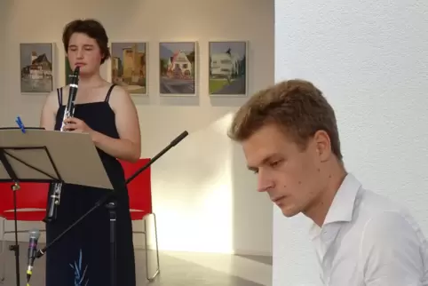 Erstmals gemeinsam am Werk: Eva Mauersberger und Franz Mader.