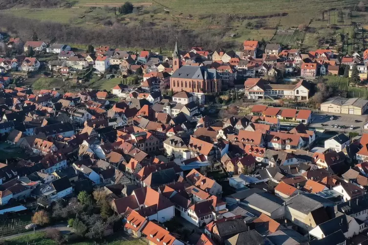Schmuckes Dorf: die Weinbaugemeinde St. Martin. 