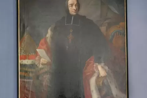 Hängt in Speyer: das Porträt von Damian August Philipp von Limburg-Stirum.