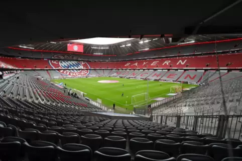 In der Allianz-Arena sind am Freitag keine Zuschauer.