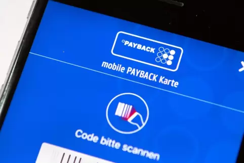 Das Bonus-System Packback funktioniert auch als mobile Karte auf einem Smartphone. 
