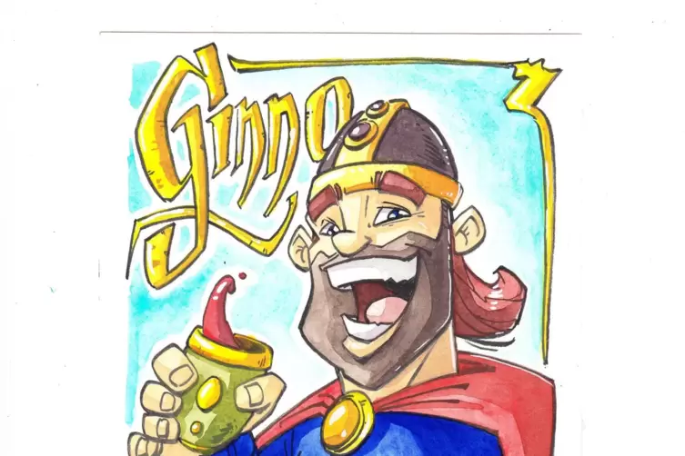 Ginno als Zeichnung ...