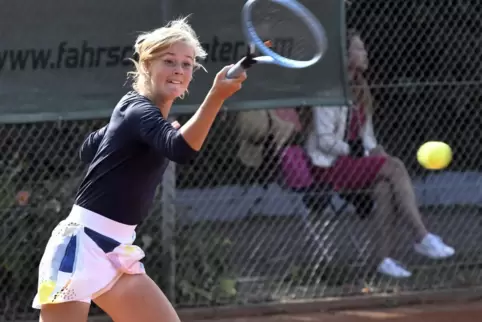 Isabella Krassnitzer vom TC Freinsheim musste sich erst im Finale geschlagen geben.