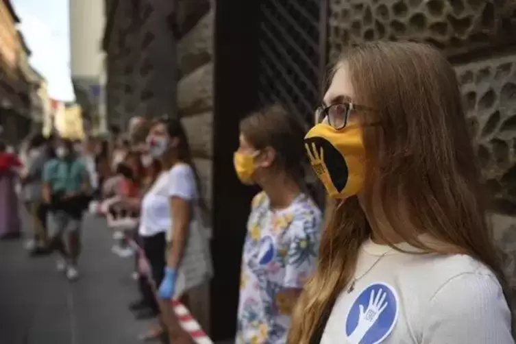 Protest: Studenten der Universität für Theater- und Filmkunst in Budapest demonstrieren für den Erhalt der Autonomie. In Ungarn 