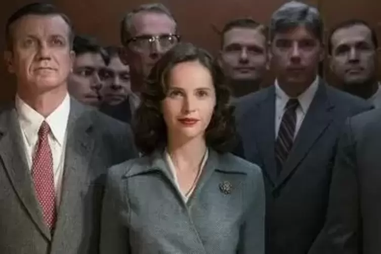 Felicity Jones verkörpert die junge Ruth Bader Ginsburg in „Die Berufung - Ihr Kamof für Gerechtigkeit. 