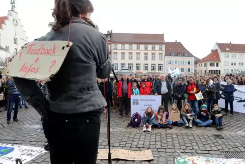 FFF-Demo in Landau im Januar. 
