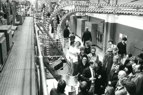 Das supermoderne Druckzentrum in Oggersheim stieß auf großes Interesse – in der Fachwelt wie auch bei den Lesern in der Pfalz. 