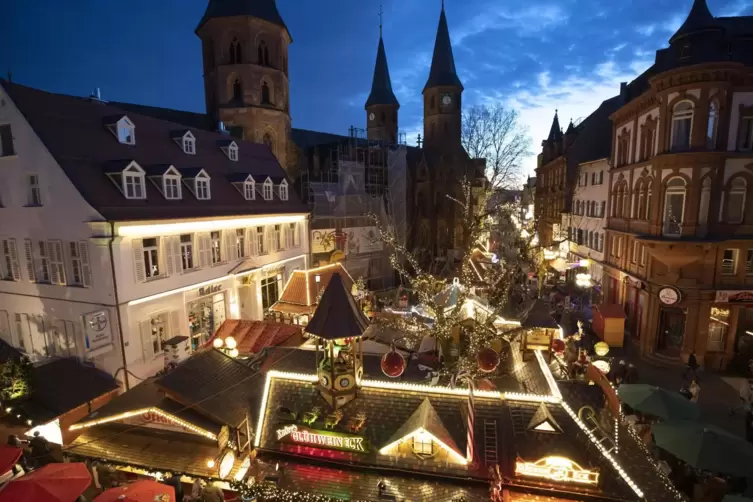 Der Weihnachtsmarkt in Kaiserslautern soll stattfinden, aber über die Innenstadt verteilt werden. 