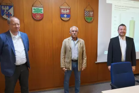 Das vorläufige amtliche Endergebis steht fest: Patrick Weißler (rechts) ist der nächste Bürgermeister der VG Hauenstein und dami