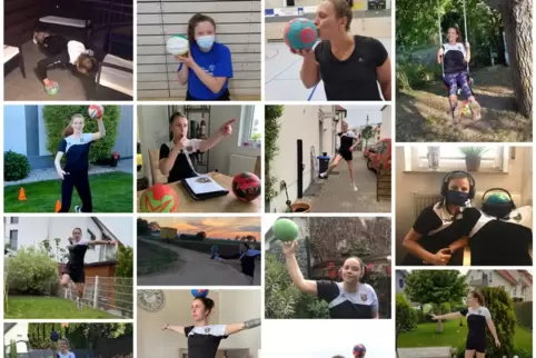 „Wir vermissen Handball“ – eine Collage der HSG Mutterstadt/Ruchheimwährend der Corona-Krise.