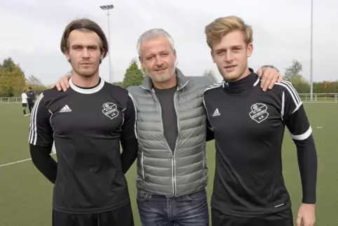 Die Reithermanns sind für die FG Mutterstadt ein Glücksfall: Marco, Vater Volker und Fabio (von links). 