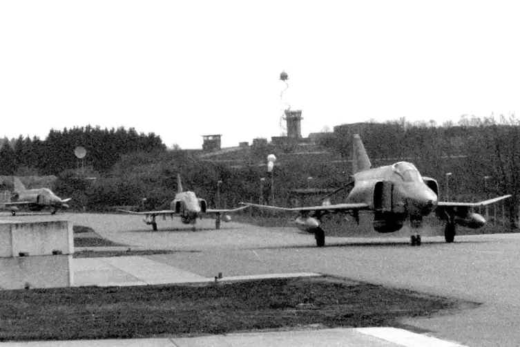 Phantom-Aufklärer auf der US-Airbase Zweibrücken. 