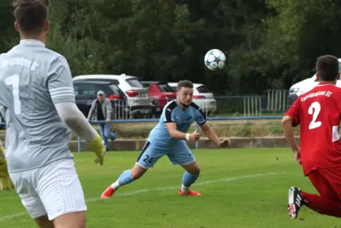 Niklas Wiegand, nun Torwart beim SV Ruchheim, hat einige Stationen erlebt.