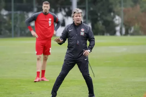 Klare Ansagen an seine Schützlinge: der neue FCK-Trainer Jeff Saibene. 