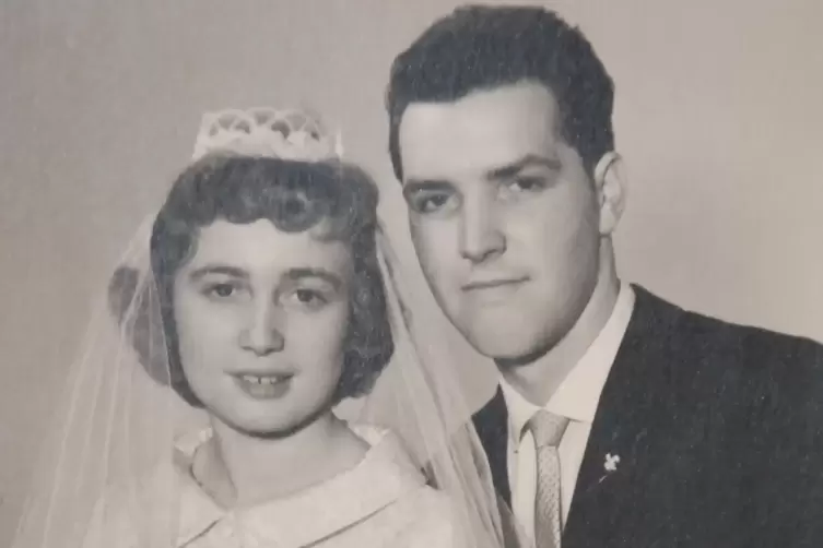 Karin und Willy Foltz an ihrem Hochzeitstag
