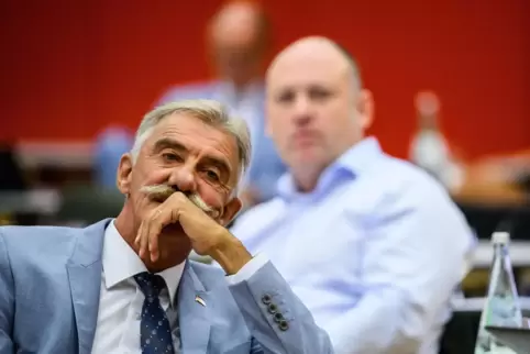 Zweifelt langsam an seiner Partei: der frühere rheinland-pfälzische AfD-Vorsitzende Uwe Junge (Vordergrund). 
