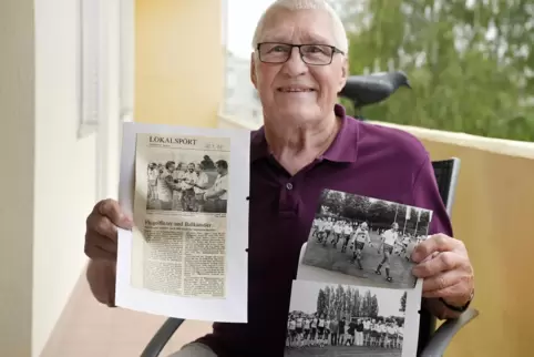Schwelgt in Erinnerungen: Paul Ochsner hat Fritz Walter getroffen.