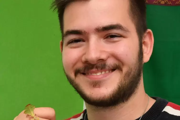 Yalcin Can Kiroglus Lieblingstier ist die Gespenstschrecke. Auch sein Berufswunsch hat mit Insekten zu tun.