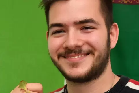 Yalcin Can Kiroglus Lieblingstier ist die Gespenstschrecke. Auch sein Berufswunsch hat mit Insekten zu tun.