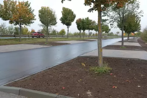 30 zusätzliche Stellplätze – plus zwei für Behinderte – sind auf dem Mitfahrerparkplatz an der B 48 bei Winnweiler angelegt word 30 zusätzliche Stellplätze – plus zwei für Behinderte – sind auf dem Mitfahrerparkplatz an der B 48 bei Winnweiler angelegt word