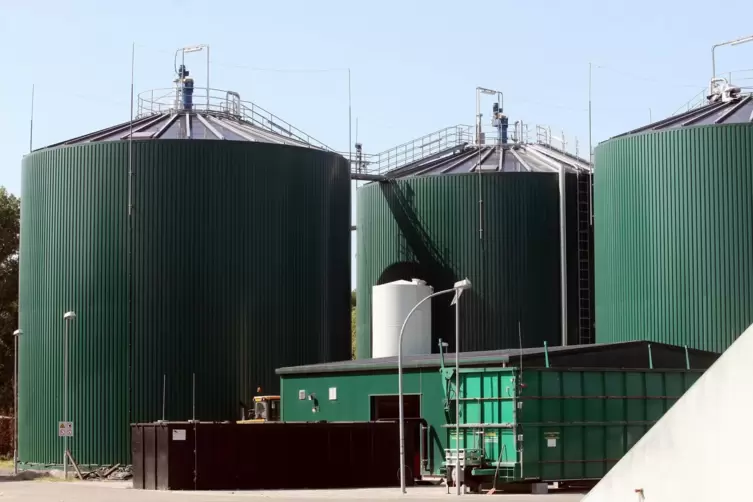Die Biogasanlage in Lustadt. 