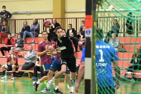 4:3: Dominic Gerbes bringt Dudenhofen/Schifferstadt in Führung.
