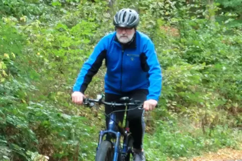 Begeisterter Mountain-Biker: Dieter kaffenberger.