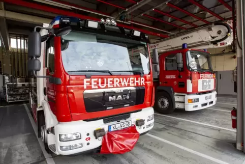 Sollten eigentlich zu bestimmten Einsätzen auch außerhalb des Werks ausrücken: die Feuerwehrfahrzeuge der Opel-Werksicherheit. B
