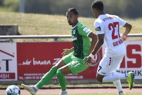 Ein Bild aus dem August dieses Jahres: Kenny Prince Redondo testet mit seinem alten Klub, der SpVgg Greuther Fürth, gegen den Dr