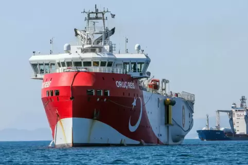 Am Montag schickte Ankara das Forschungssschiff „Oruc Reis“ wieder in ein Gebiet, das Griechenland für sich beansprucht.