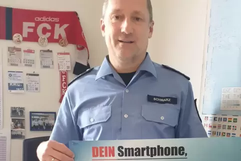 Mario Schwarz, Jugendsachbearbeiter der Polizeiinspektion Lauterecken 