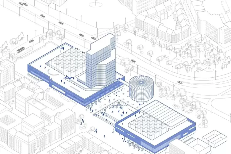 Der Plan zeigt, wie das Bestehende in etwas Neues verwandelt wird. 