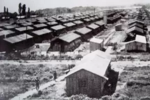Das Lager Gurs um 1940, Repro: weo, 