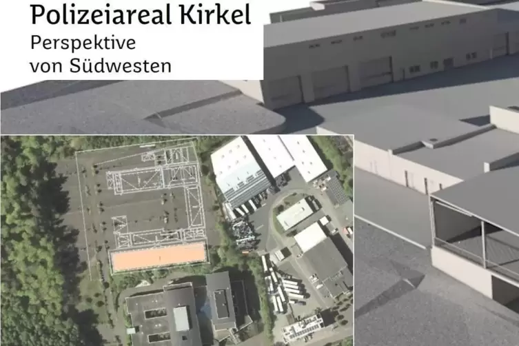So soll das Polizei-Zentrum in Kirkel 2022 aussehen.