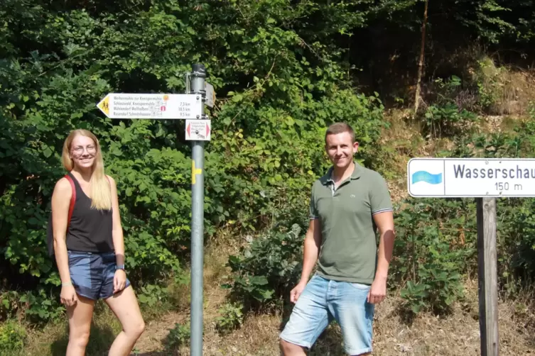 Freude bei den Wanderm&ouml;glichkeiten am Wasserschaupfad.