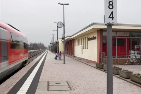 Bahnhof in Edenkoben.