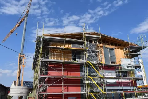 Das Gebäude in der Weinstraße wird höher als geplant. 