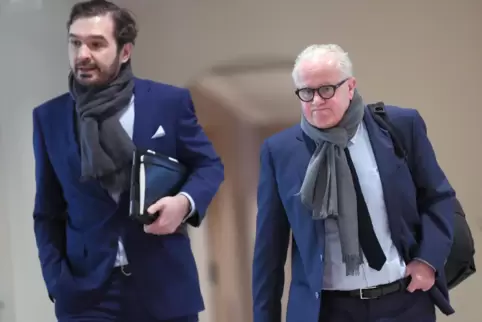 Zerstritten: DFB-Generalsekretär Friedrich Curtius (links) und DFB-Präsident Fritz Keller.
