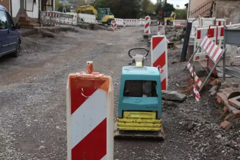 Stein des Anstoßes: der Ausbau der Albesser Straße.