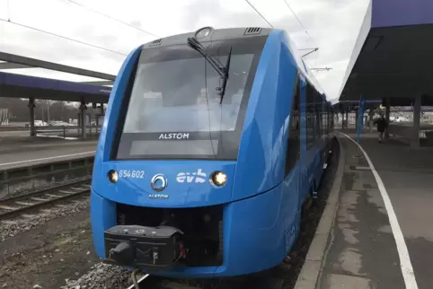 Der Wasserstoffzug I-Lint wurde im Januar 2019 auch in Ludwigshafen vorgestellt. Der für die Pfalz zuständige Nahverkehrsaufgabe