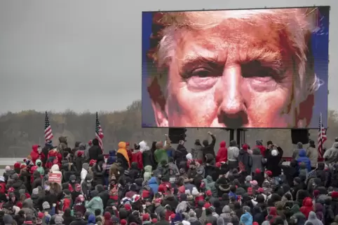 Wahlkampf in Michigan: Hier siegte Donald Trump 2016, aktuell liegt er dort laut Umfragen klar hinter Joe Biden. 