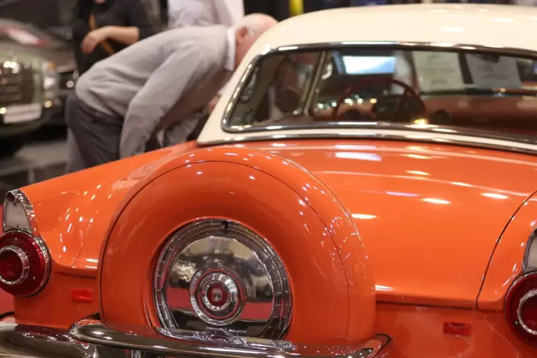 F&uuml;r US-Car-Freunde unverkennbar: Heckpartie eines Ford Thunderbird.
