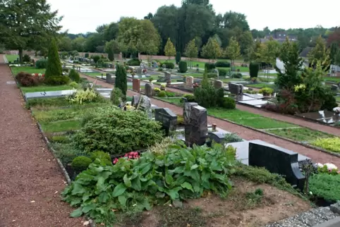 Der Friedhof von Waldmohr.