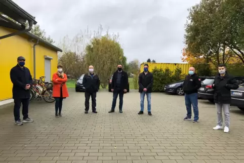 Eine Mahnwache für religiöse Toleranz. 