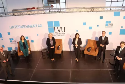 Erster Schlagabtausch vor der Landtagswahl am 14. März 2021 (von links): SPD-Parteichef Roger Lewentz,Grüne-Spitzenkandidatin An
