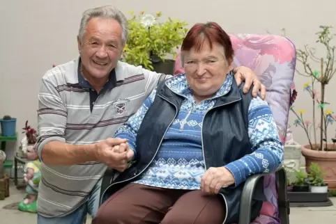 Haben sich in Hanhofen kennengelernt: Winfried und Renate Flaig. 