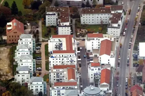 An die Obere Langgasse angrenzend: Viertel mit dem Seniorenzentrum Storchenpark. An die Obere Langgasse angrenzend: Viertel mit dem Seniorenzentrum Storchenpark.