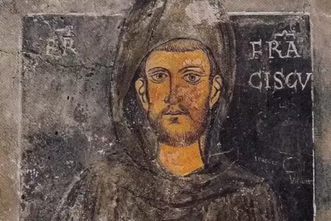 Bilder des Franciscus de Lutra existieren nicht. Dies ist das älteste, noch zu Lebzeiten entstandene Porträt des Ordensgründers 